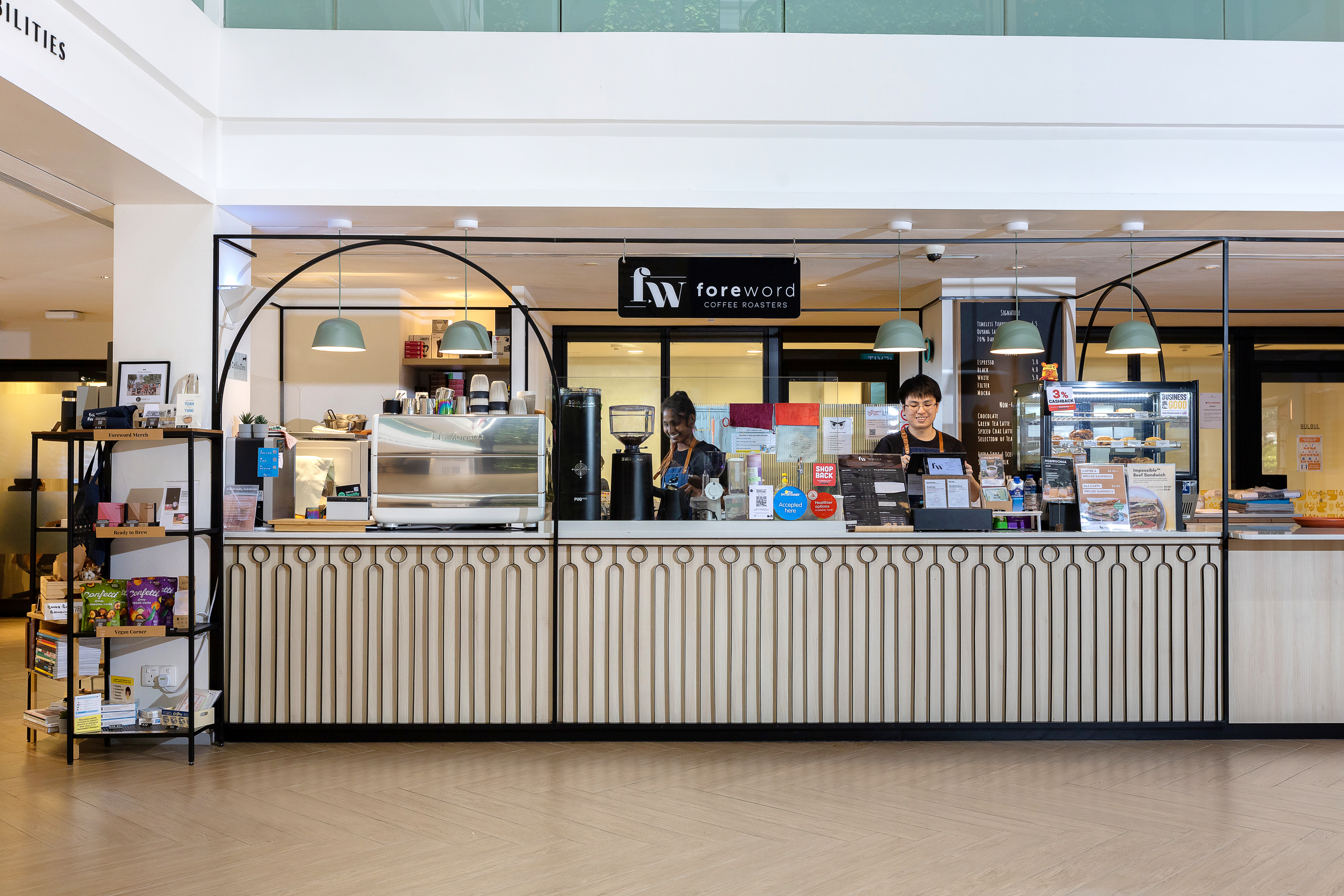 Foreword Coffee Roasters at Temasek Shophouse